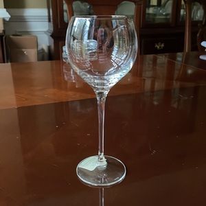 One Lenox Crystal “Solitaire” Balloon Water Wine Glass Goblet, 8.75” NWT